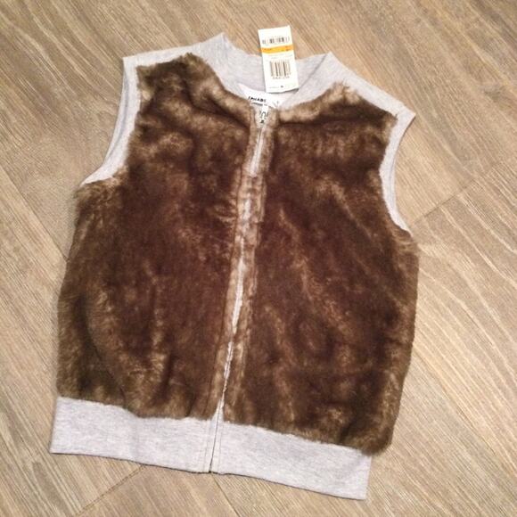 Epic Threads soft fur knit vest girls small - Picture 1 of 4